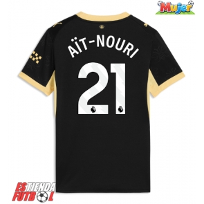 Manchester City Rayan Ait-Nouri #21 Segunda Equipación Mujer 2026-27 Manga Corta